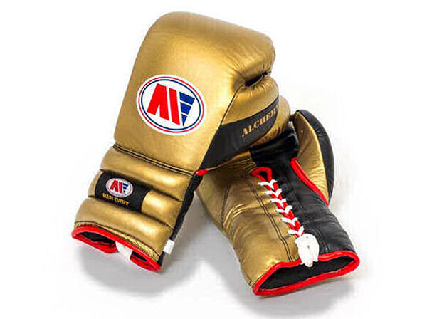Main Event PSG 3000 Alchemy Pro Spar Boxing Gloves Lace Gold